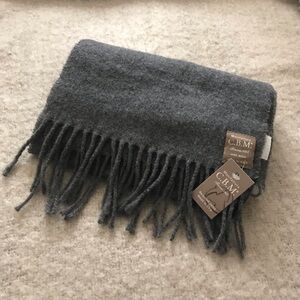 Italian Gray Pure Wool Scarf